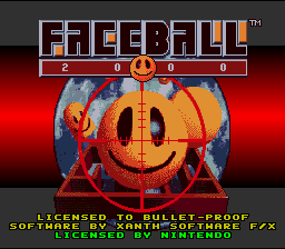 Faceball 2000 screenshot 4 for Super Nintendo